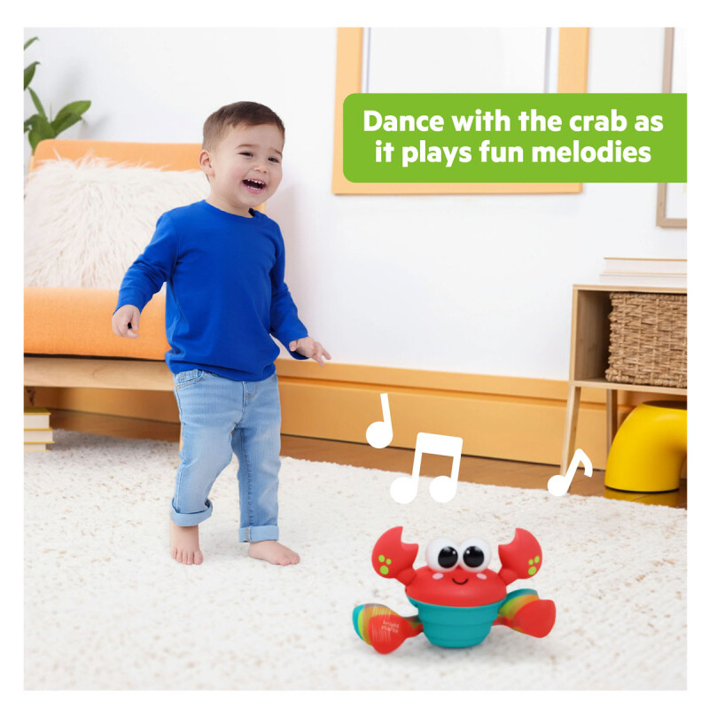 Cangrejo interactivo para bebés de Bright Starts Cangrejo interactivo para bebés de Bright Starts