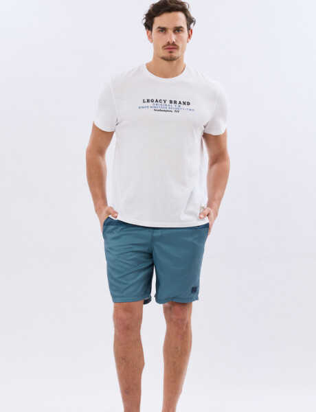 BERMUDA DE BAÑO COMBINADA Azul