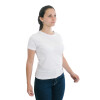 Muvem Ladies Plain Crew Neck T-Shirt Blanco