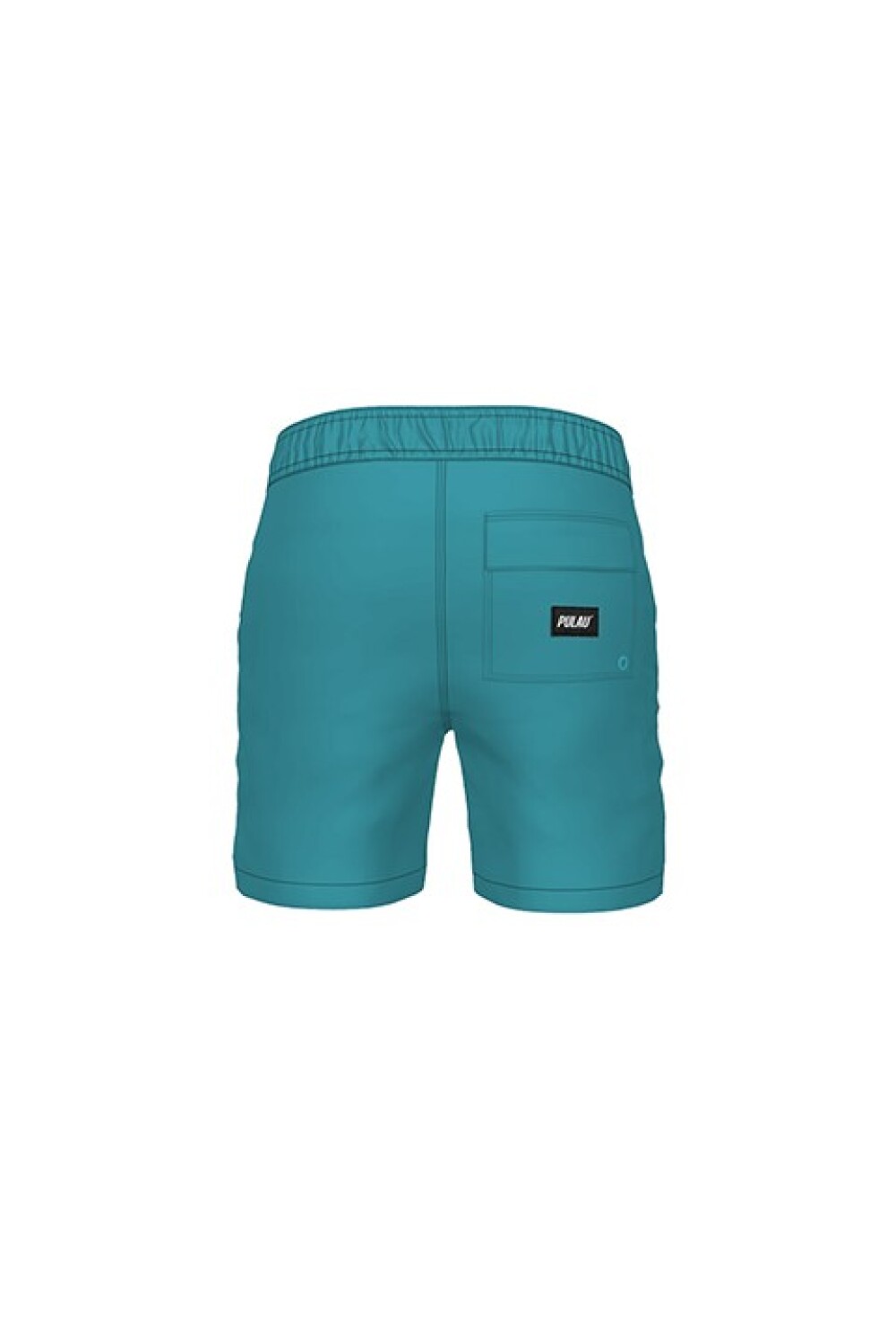 Short Pulau Checker Azul
