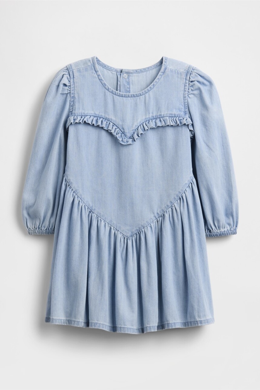 Vestido De Jean Toddler Niña Medium Wash