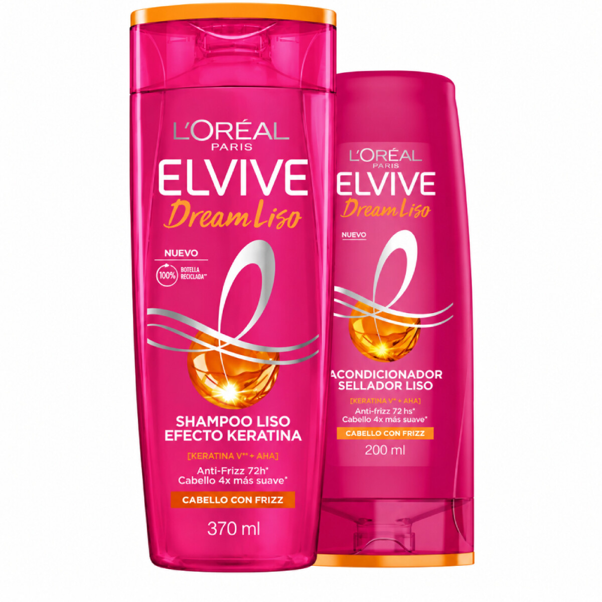 Pack Elvive Dream Liso Shampoo 370ml + Acondicionador 200ml 