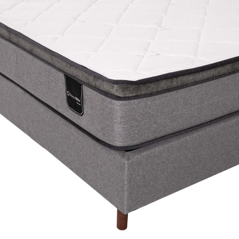 SOMMIER DE RESORTES VELVET B 1.5 PLAZAS