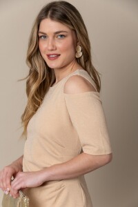 VESTIDO TAMARA Dorado