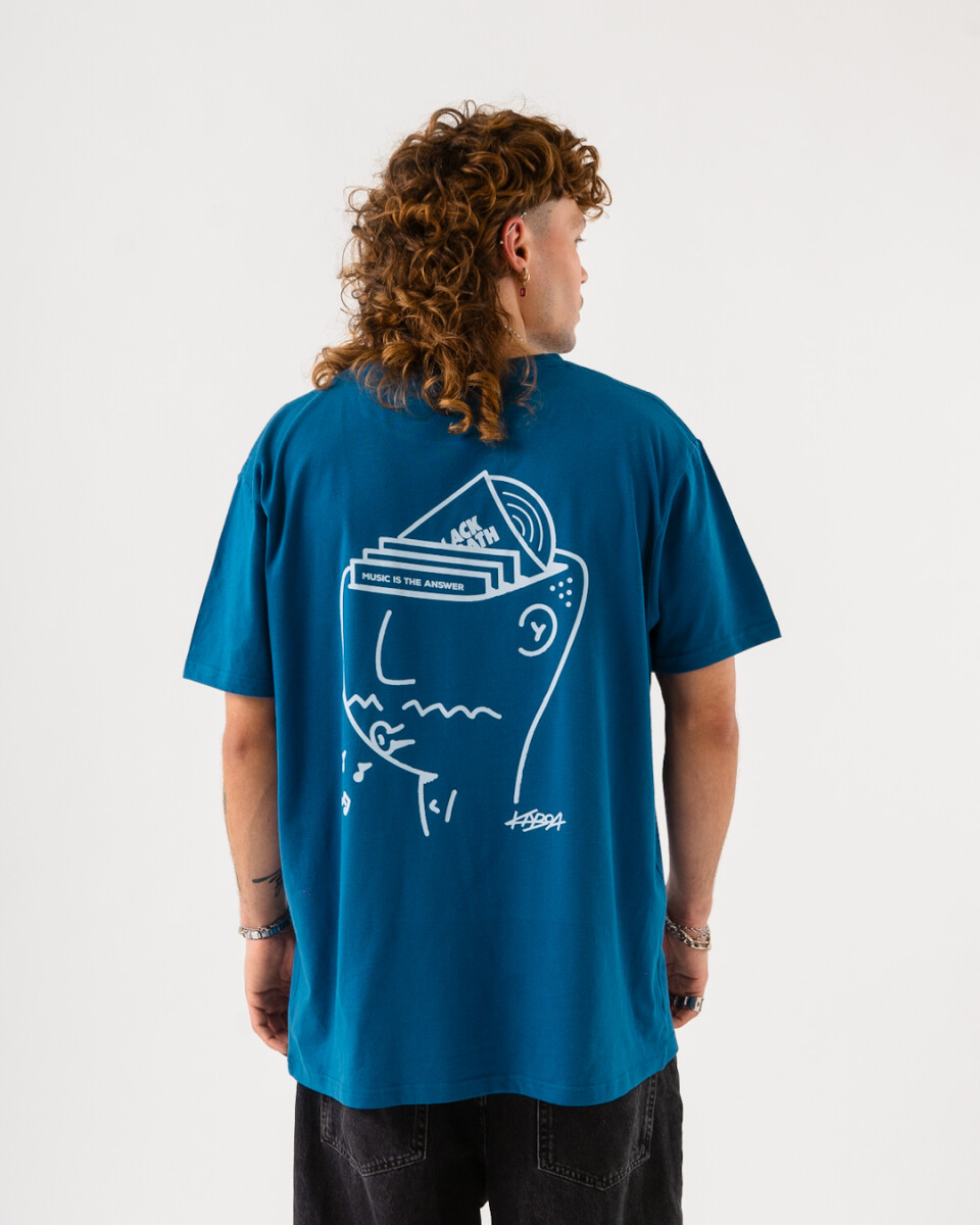 REMERA MUSIC AZUL 