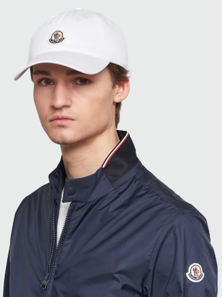 Moncler -Gorro con visera de algodón 0