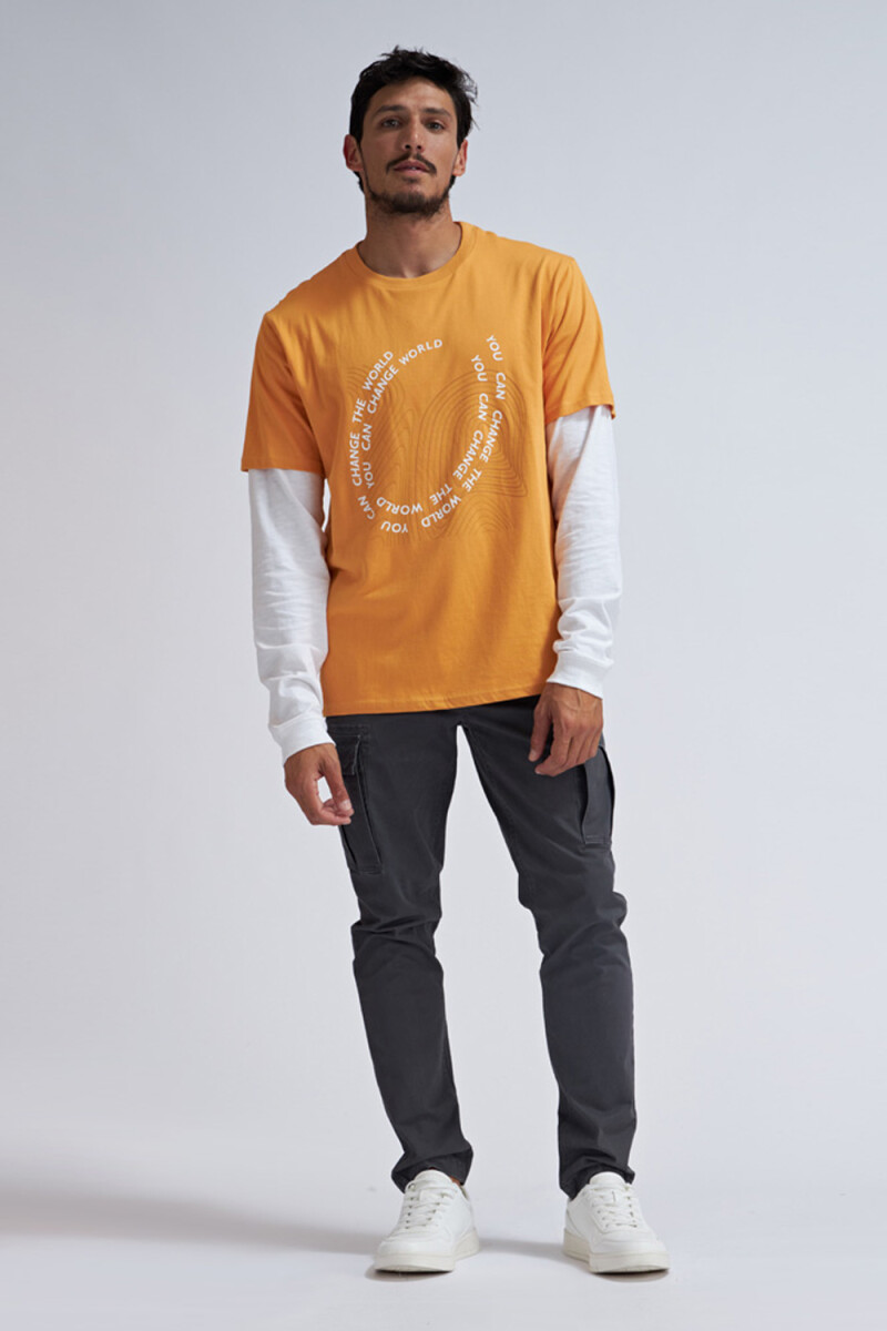 Pantalón cargo clásico Gris Oscuro