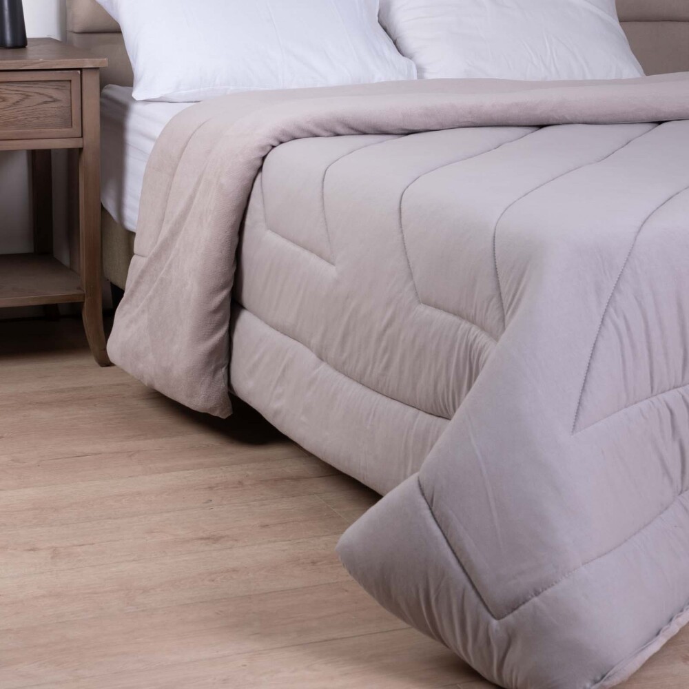ACOLCHADO 2 PLAZAS ALGODON GRIS BLEND