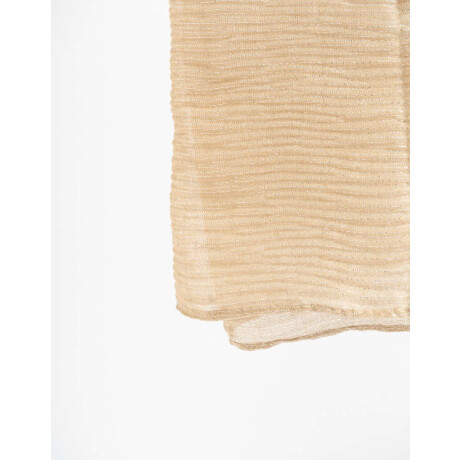 Pashmina Plisada Con Efecto Degrade Dorado Y Lurex Combinacion Bicolor