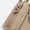 Cartera de Mano Oak en Efecto Cuero Liso Natural