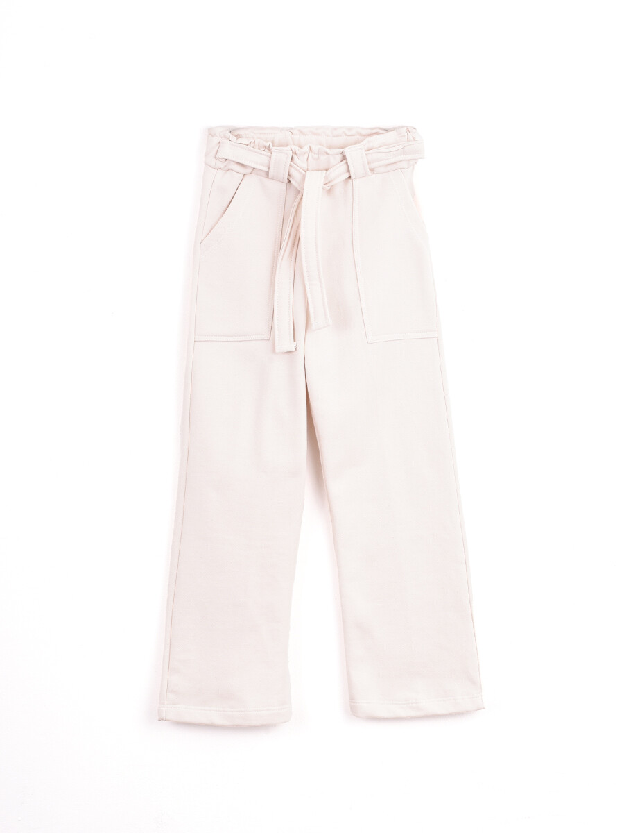 PANTALON LAZO - BEIGE CLARO 