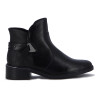 Comfortflex Bota Caña Baja C/ Aplique Y Tira Negro