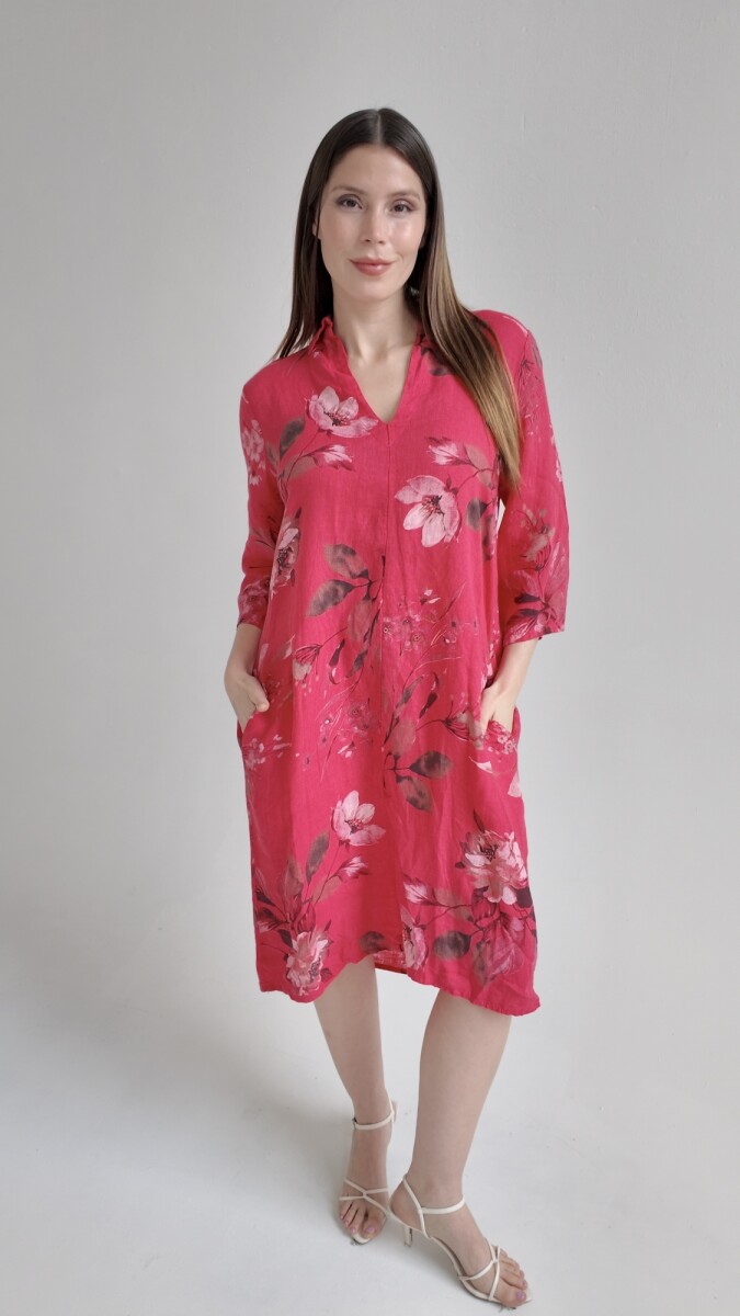 Vestido Brucelas - Rosado 