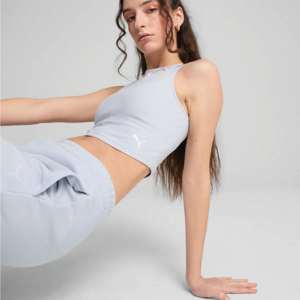 Wardrobe Ess Ribbed Crop Top Cool Weather