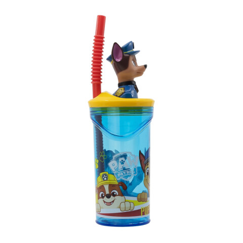 Vaso Alto con Forma 3D Paw Patrol 18 cm 360ml U