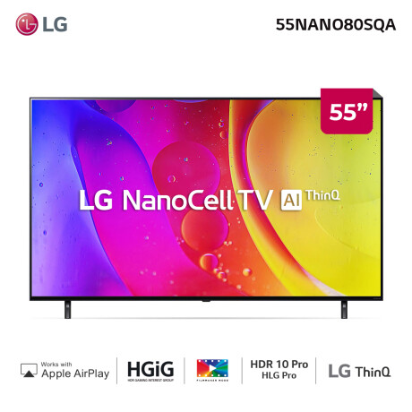 Televisor Lg Nanocell 4K 55" 55NANO80 001