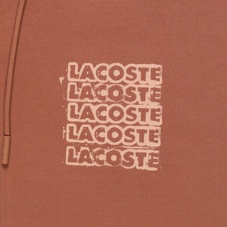 BUZO LACOSTE C/CIERRE C/ESTAMPA Brown
