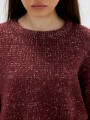 Sweater Ramin Bordeaux Melange
