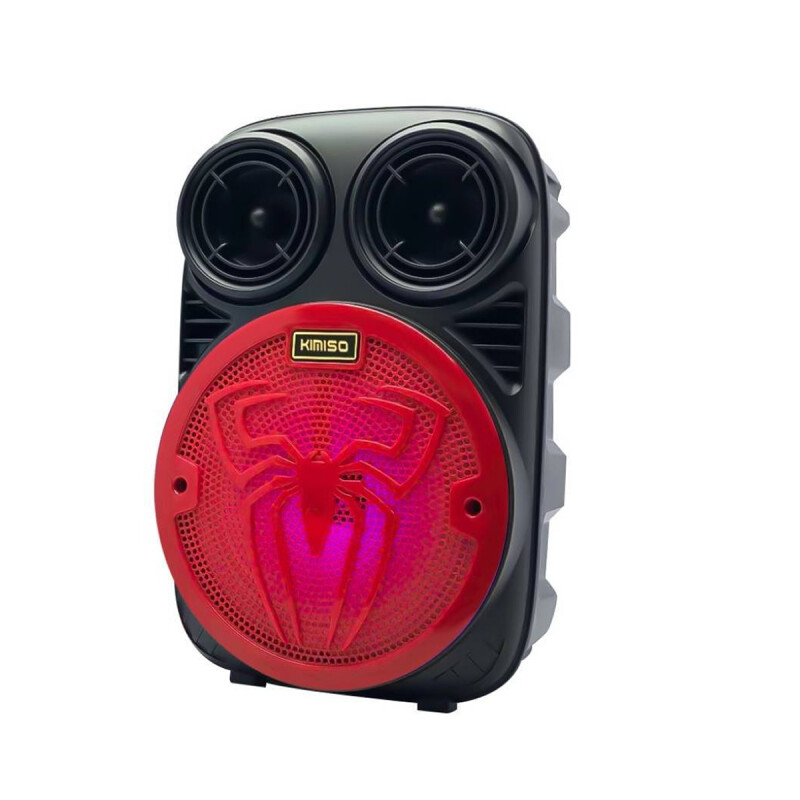 Parlante Portátil Con Luces Y Micrófono Bluetooth Recargable Spider Parlante Portátil Con Luces Y Micrófono Bluetooth Recargable Spider