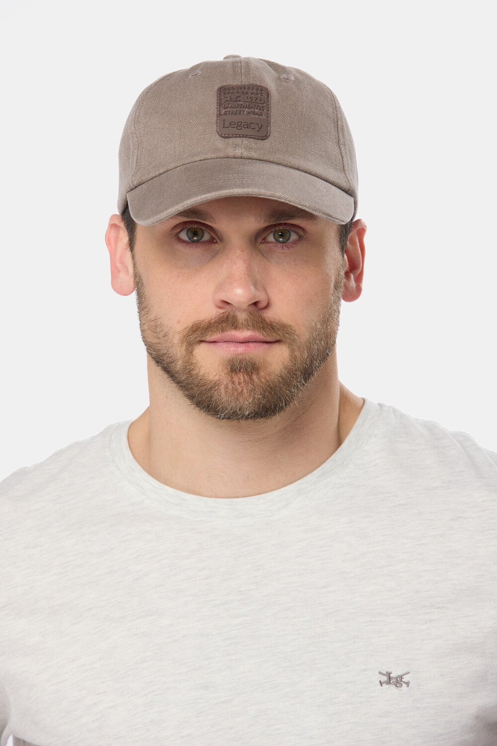 GORRO VISERA DE LONA Beige