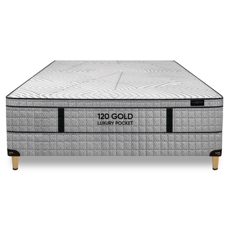 Colchón 120 Luxury Pocket con Sommier 2 plazas 140x190