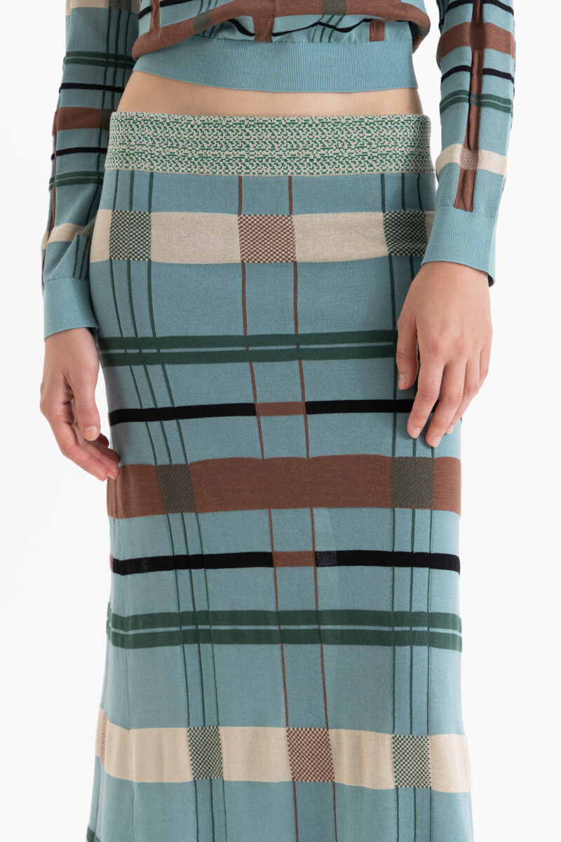 POLLERA NANTES Verde