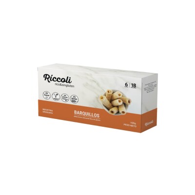 Barquillos Sin Gluten Riccoli 100g Barquillos Ricca S/g 100g