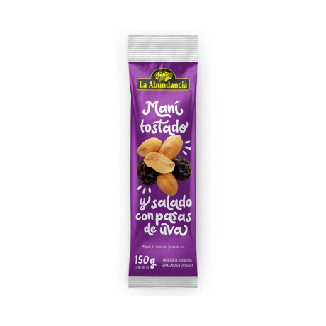 SNACK MANI PELADO FRITO LA ABUNDANCIA 150G C/PASAS Y SAL SNACK MANI PELADO FRITO LA ABUNDANCIA 150G C/PASAS Y SAL