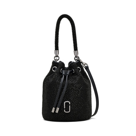 MARC JACOBS - THE RHINESTONE MINI BUCKET BAG Negro