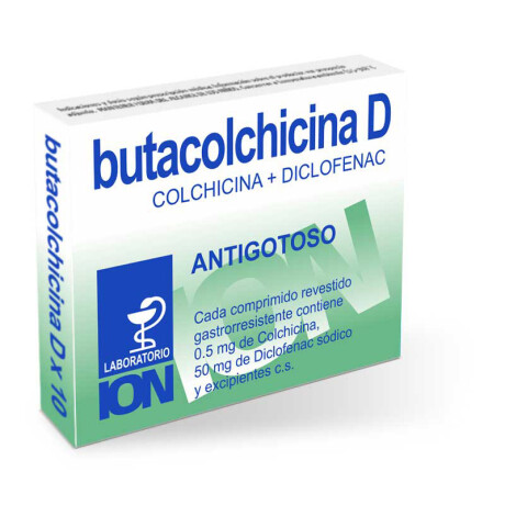 Butacolchicina D 10 Comprimidos Butacolchicina D 10 Comprimidos