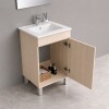 Mueble De Baño de pie beige 50 Cm Con Bacha Mueble De Baño De Pie Beige 50 Cm Con Bacha