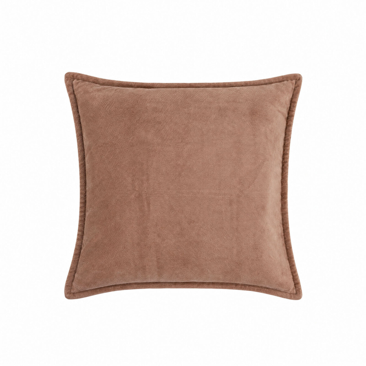 FUNDA DE ALMOHADÓN - VELVET NATURAL-BEIGE VELVET MANTECA 