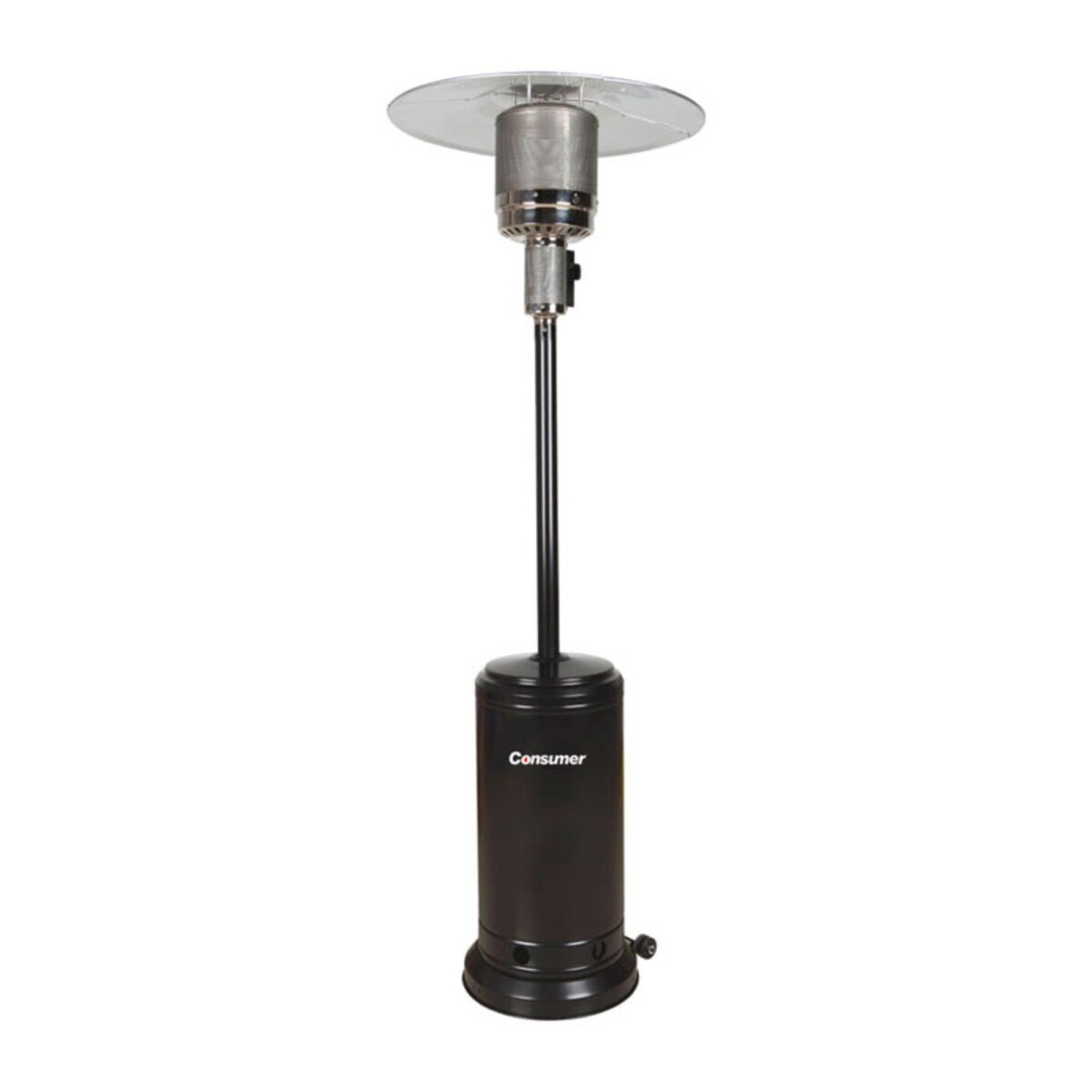 Estufa para Patio Consumer a Gas Negro 