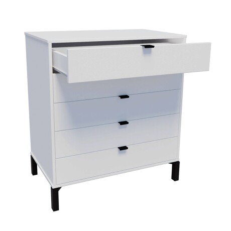 Cómoda Marden de 5 Cajones Vertical/ Blanco 001
