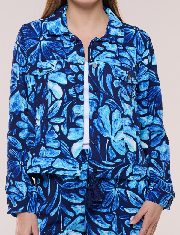 Camperita Liviana Print AZUL/MULTI