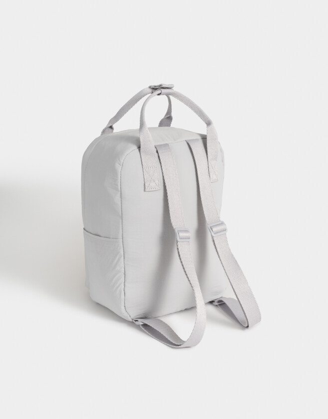 Mochilas Special Price Clasico Mochila Urbana No Bad Vibes Allowed - Gris Claro