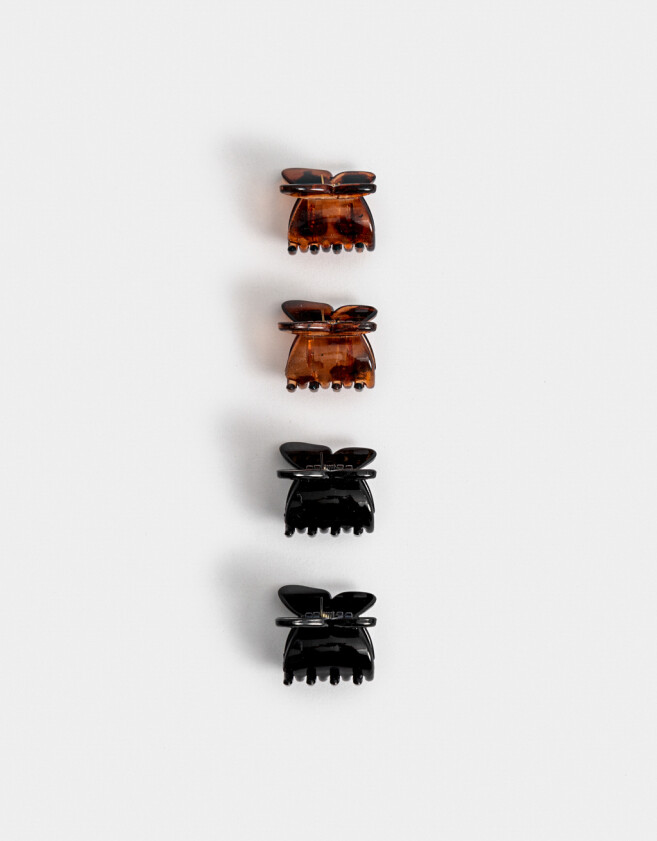 Broches Sets Carey Set De Mini Broches Mariposa - Combinacion Bicolor