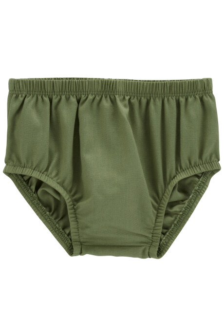 Vestido de algodón mil rayas, cuello con volados Sin color