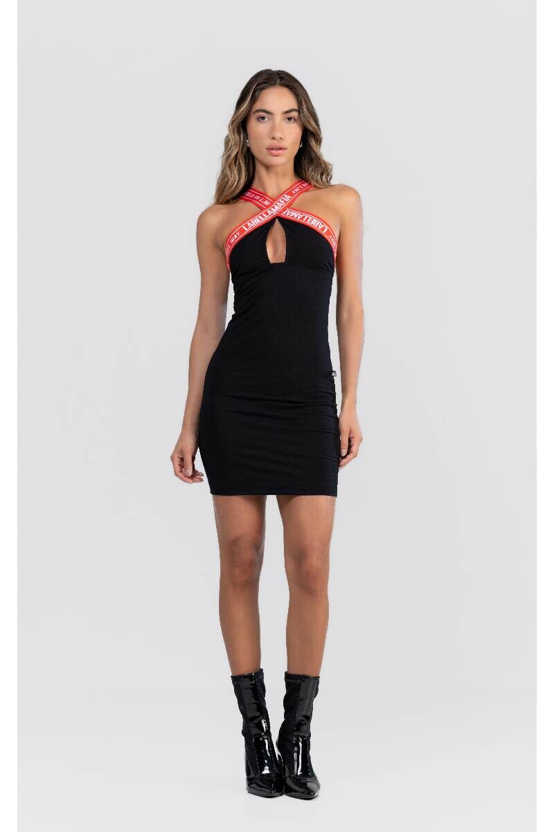 VESTIDO NEGRO LABELLAMAFIA 
