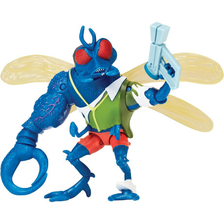 Tortugas Ninja Figura Articulada + Villano 11cm + Accesorios Leo Vs Superfly