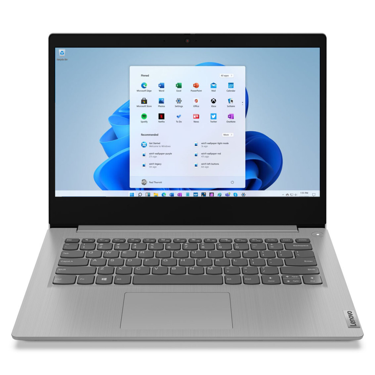 Notebook Lenovo Ryzen 7 4.3GHZ, 8GB, 512GB Ssd, 14" Fhd 