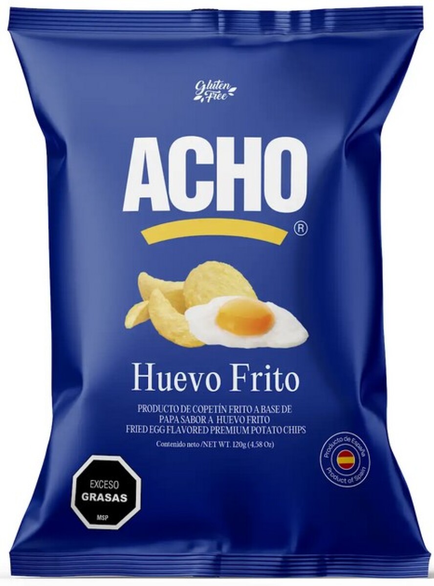 SNACK PAPAS ACHO 120G HUEVO FRITO 
