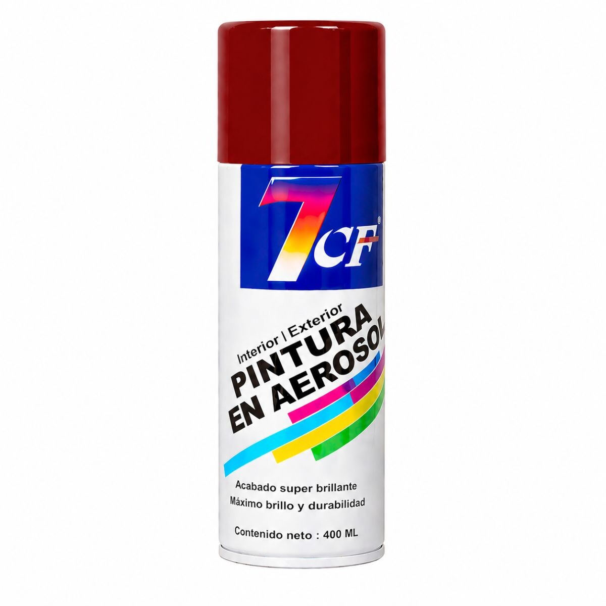 ESMALTE AEROSOL BRILLANTE 7CF 400ml. - Rojo Scarlet 23 