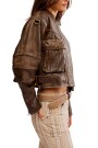 CHAQUETA ADRIENNE Marron