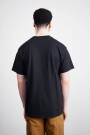 S/S SCRIPT EMBROIDERY T-SHIRT Negro