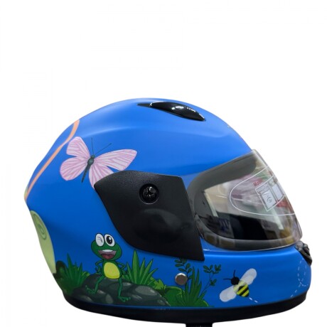 CASCO INTEGRAL NIÑO PM-801 AZUL