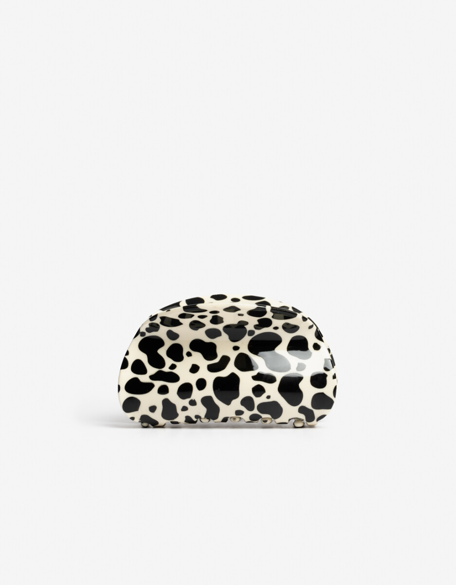Broche Curvo Animal Print 