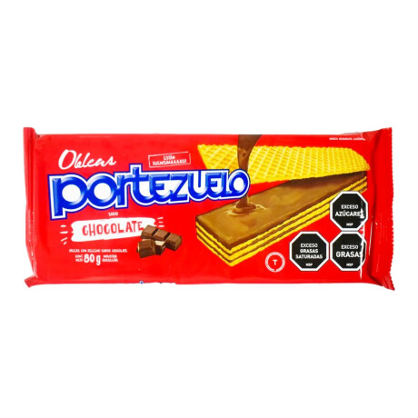 Waffle Portezuelo Chocolate 80g Waffle Portezuelo Chocolate 80g