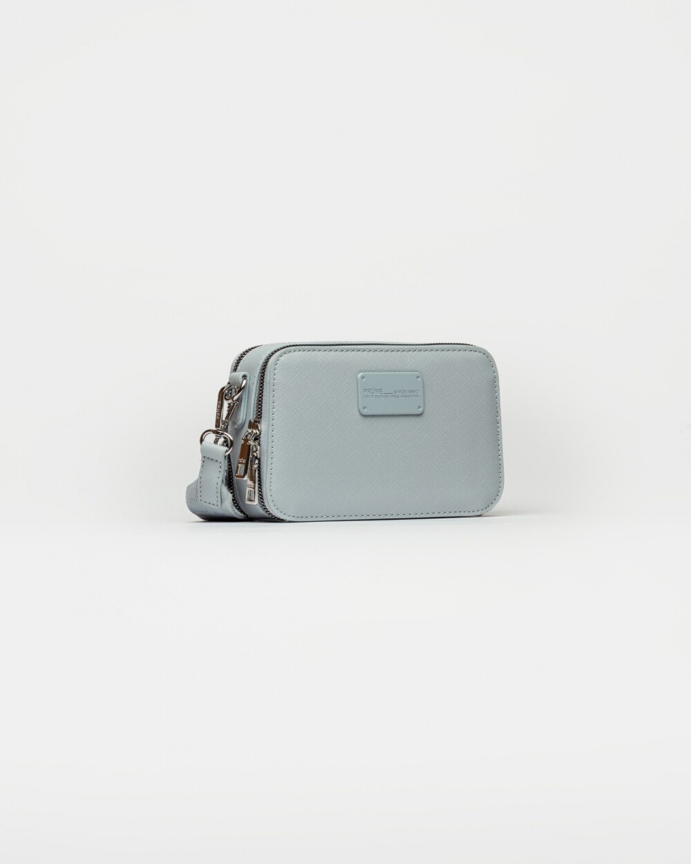Mini bag New Penny en efecto cuero Celeste