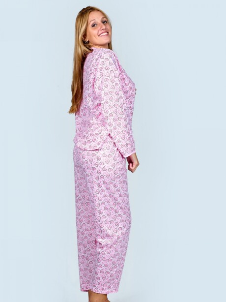 Pijama de algodón Europa Rosa